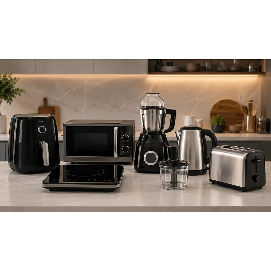 Air Fryer, Microwave, Mixer