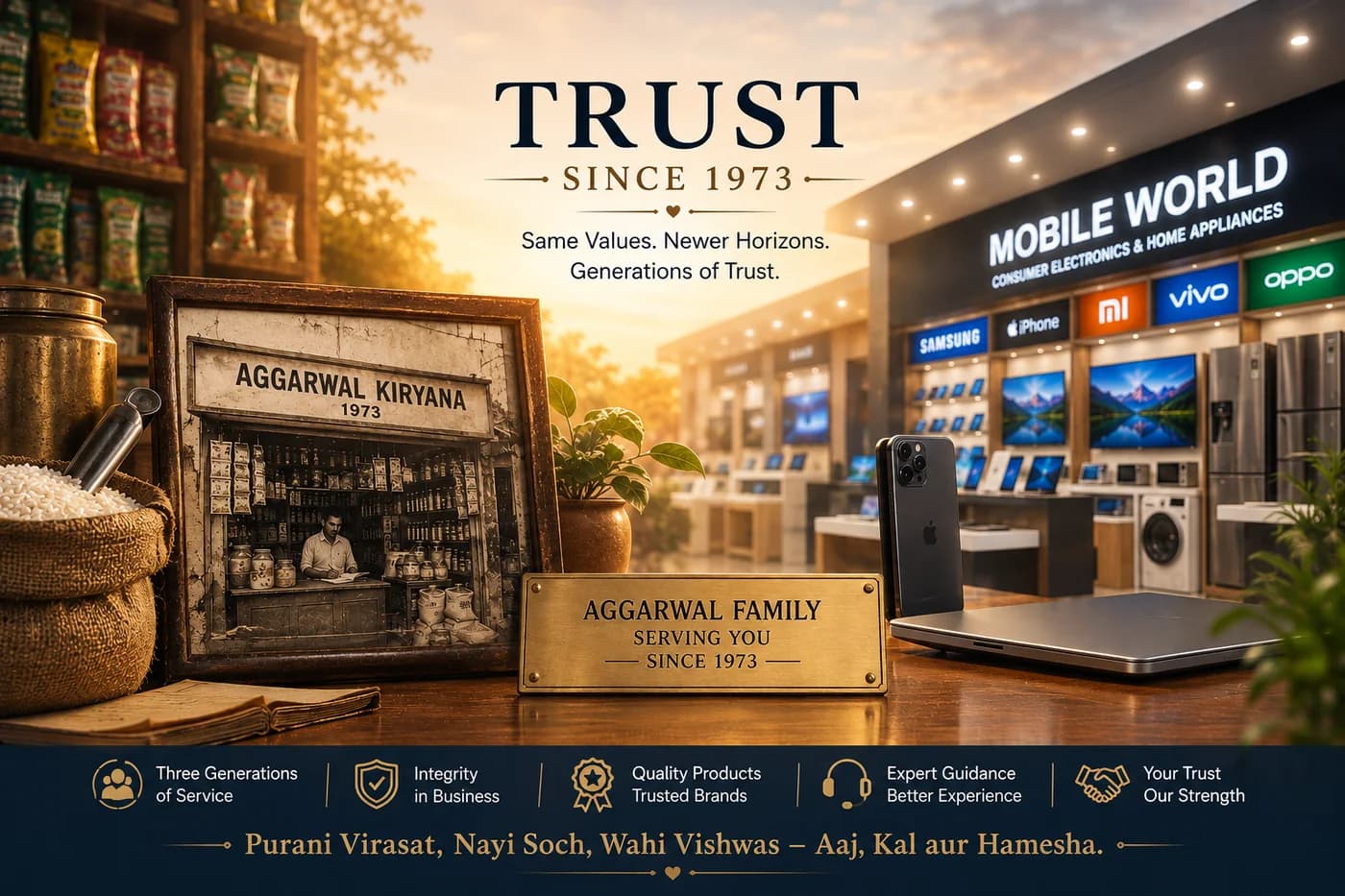 1973 से चला आ रहा परिवार का business, और 2016 से Mobile World